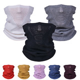 Muka Mesh Face Scarf Breathable Neck Gaiter, 12 1/2