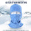 Opromo Balaclava Ski Face Mask for Women Men Kids, Winter Neck Warmer Windproof Fleece Hood Bandana for Outdoor Sports