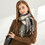 TOPTIE Cashmere Feel Shawl Blanket Women's Fall/Winter Warm Scarves, Pashmina Long Thermal Wraps