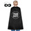 TOPTIE Custom Satin Superhero Capes with Touch Fastener and Eye Mask, Halloween Festival Event Costumes and Dress-Up