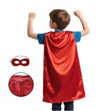 TOPTIE Satin Superhero Capes and Mask Set, Holiday Festival Event Costumes And Dress Up