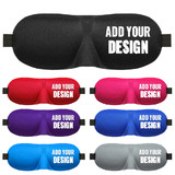 Custom 3D Soft Eye Sleep Mask Adjustable Blindfold Mask for Travel, 3D Eyeshade for Sleeping with Elastic Band, 3 1/2