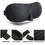 TOPTIE 3D Soft Eye Sleep Mask Padded Shade Cover Travel Relax Adjustable Sleeping Blindfold, 3 1/2" W x 9" L