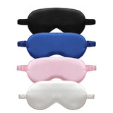 TOPTIE 4 Pack Silk Sleep Mask Blindfold Travel Nap Eye Cover Light Double-Side Smooth Rest Eyeshade, 8 1/4