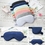 TOPTIE Silk Sleep Mask Blindfold Travel Nap Eye Cover Light Double-Side Smooth Rest Eyeshade, 8 1/4" x 3 3/4"
