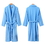 Custom Blank Unisex Hotel Spa Cotton Terry Cloth Shawl Bathrobe Thick Plush Robe, Price/piece
