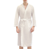 TOPTIE Waffle Hotel Bathrobe Unisex Spa Robes for Women and Men