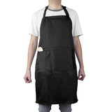 TOPTIE Adjustable Kitchen Chef Bib Apron with 3 Pockets for Cooking Crafting BBQ Painting, 25