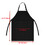 TOPTIE Custom Embroidered Waterproof Bib Apron for Kitchen Cooking BBQ Food Service with Adjustable Strap and 3 Pockets