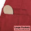 Custom Heavyweight Unisex Adjustable Polyester/Cotton Bib Apron with Three Pockets, 25"W x 34.5"H