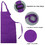 Custom Cotton Canvas Kids Aprons with Pocket, Full Color Printing Artist Apron & Chef Apron