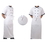 Opromo Long Bistro Apron with One Pocket, 27.5"W x 32"L, Various Colors, Price/piece