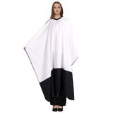 TOPTIE 2-tone Salon Hair Cutting Cape, Barber Shop Gown for Adult Hairdressing, 65