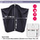 TOPTIE Professional Barber Cape Salon Client Haircut Hairdressing Cape with Adjustable Clasp Closure, 63"L x 55"W