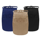 TOPTIE Server Money Pouch Wallet Fanny Pack Waist Apron Bag with Extra Long Ties for Men & Women