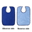 Waterproof Terry Adult Bib, Mealtime Clothing Preventor, 15 3/4"W x 23 5/8"L, Price/each