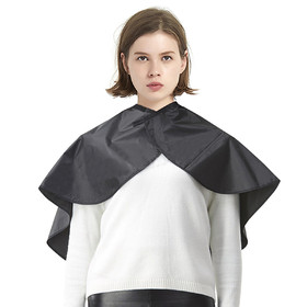 TOPTIE Professional Waterproof Hair Salon Cape Short Hair Coloring Cape Hair Dyeing Apron, 34 1/2"W x 29"H
