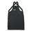 Custom Black Long Waterproof Apron with Two Pockets, Pet Grooming Apron Hair Salon Apron, 41 1/2&quot;W x 41 1/2&quot;H