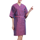 TOPTIE Comfortable Women Spa Gown Waterproof Beauty Salon Kimono Style Gown with 1 Pocket