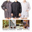 TOPTIE 3 PACK Hair Grooming Long Sleeve Jacket, Haircut Cape Smock for Nail SPA Salon