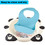 Custom Silicone Baby Bib Adjustable Waterproof Toddlers Soft Wean Apron ( 6-72 Months )