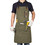TOPTIE Unisex Canvas Work Aprons for Heavy Duty Woodworking, Barista, Barber, Chef, Bartender, Metal Working