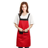 TOPTIE Colorful Bib Aprons with 2 Front Pockets for Kitchen Cooking Painting Restaurant Baking Florist Cafe