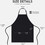 TOPTIE Custom Adjustable Bib Apron, Water Oil Resistant Apron for Men Women for Kitchen Cooking Working BBQ, 2 Pack