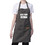 TOPTIE Custom Print Canvas Chef Apron Waterproof for Kitchen Hairdressing with Adjustable Strap and Large Pockets