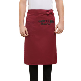 TOPTIE Custom Embroidered Unisex Half Apron Waist Bistro Apron with Pocket for Waiter Waitress Barista Bartender
