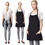 TOPTIE Custom Printed Polyester Chef Apron for Kitchen Hairdressing Waiter/Waitress with Adjustable Strap and 3 Pockets