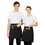 TOPTIE Custom Embroidered Cotton Waiter Chef Apron Waist Bistro Apron with Pockets for Restaurant Cafe Hotel