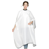 TOPTIE Satin Salon Client Barber Shop Hair Cutting Cape with Adjustable Neckline and Cuff Opening, 63
