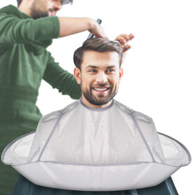 TOPTIE Salon Client Umbrella Cape Barber Shop Hair Cutting Cloak Waterproof Hairdressing Kit Hair Stylist Accessories