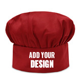 TOPTIE Custom Print Pleated Chef Hat Adjustable Kitchen Cooking Food Service Baking Sushi Pastry Chef Hats