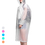 Opromo Portable EVA Raincoat Reusable Unisex Rain Poncho Hooded Drawstring, Price/8PCS