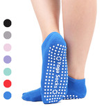 Opromo Unisex Anti Slip Yoga Socks Non Skid Barre Pilates Ballet Socks with Grips for Adults
