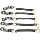 Custom  Coil Key Chain with Bulldog Clip, 9