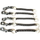 Custom  Coil Key Chain with Bulldog Clip, 9" W, Silkscreen, Price/piece