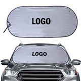 Custom Light Reflective Windshield Shade with Carry Case, 190T Polyester, 24