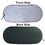 Muka Blank Light Reflective Windshield Shade with Carry Case, 190T Polyester, 24" x 53", Price/each