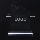 Muka Custom Acrylic House Shape Desk Award, 6