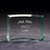 Muka Engraved Trophy Custom Premium Jade Glass Crescent Award, 7"x5", Price/piece