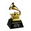 Muka Custom Metal Crystal Horn Trophy Music Trophy Gramophone Ornaments Gift, 4.61"L x 4.61"W x 9.05"H, Laser Engraving, Price/piece