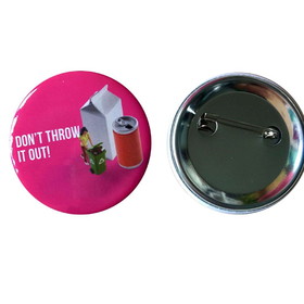 Opromo Personalized Round Button with 2 1/4"