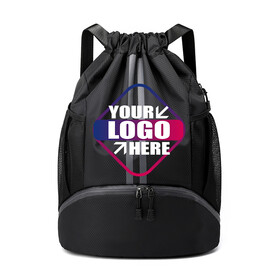 Muka Customized Large Capacity Basketball Backpack Oxford Cloth Sports Bag for Swimming Training Storage Multiple Colors