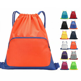 Muka Drawstring Sports Backpack Waterproof Lightweight Oxford Large Capacity Gym Sack Outdoor Shoulder Bag