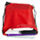 Custom 210D Poly Drawstring Backpack with PU Reinforced Corners, 13 3/8" x 17"