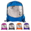 Blank Clear-View Drawstring Backpack, 210D Waterproof Polyester, 15 1/2" W x 17 1/2" H, Price/each