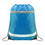 Muka Reflective Drawstring Backpacks Bags Gym Sports String Cinch Bag with Zipper Pocket